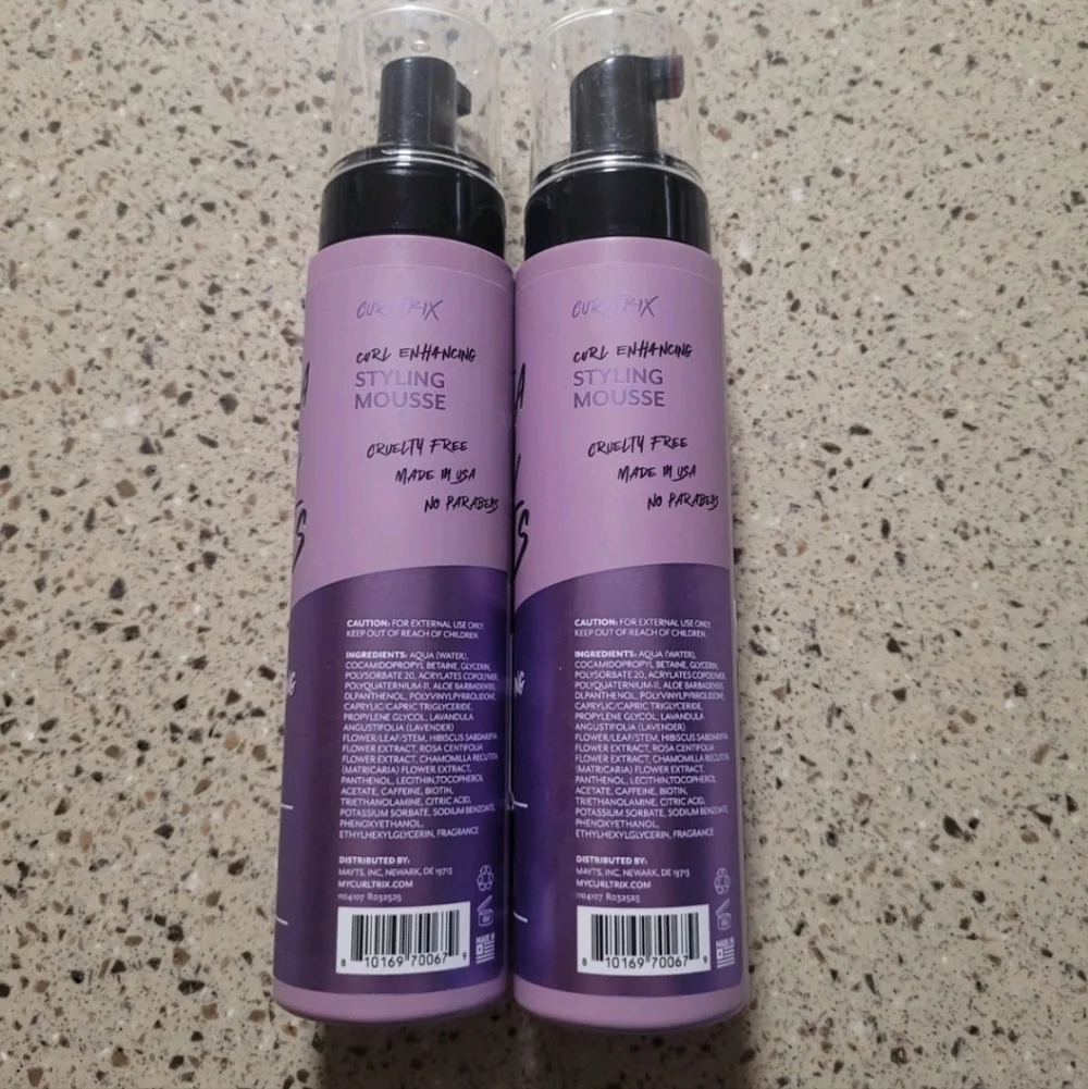 2 CURLTRIX What A Curl Wants Curl Enhancing Styling Mousse 9.5oz Each Discontin.